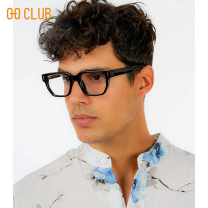O-Q CLUB Glasses Myopia Eyeglasses Photochromic Glasses Man Prescription Blue Light Lenses to Read Women Lens Reading Glass Men