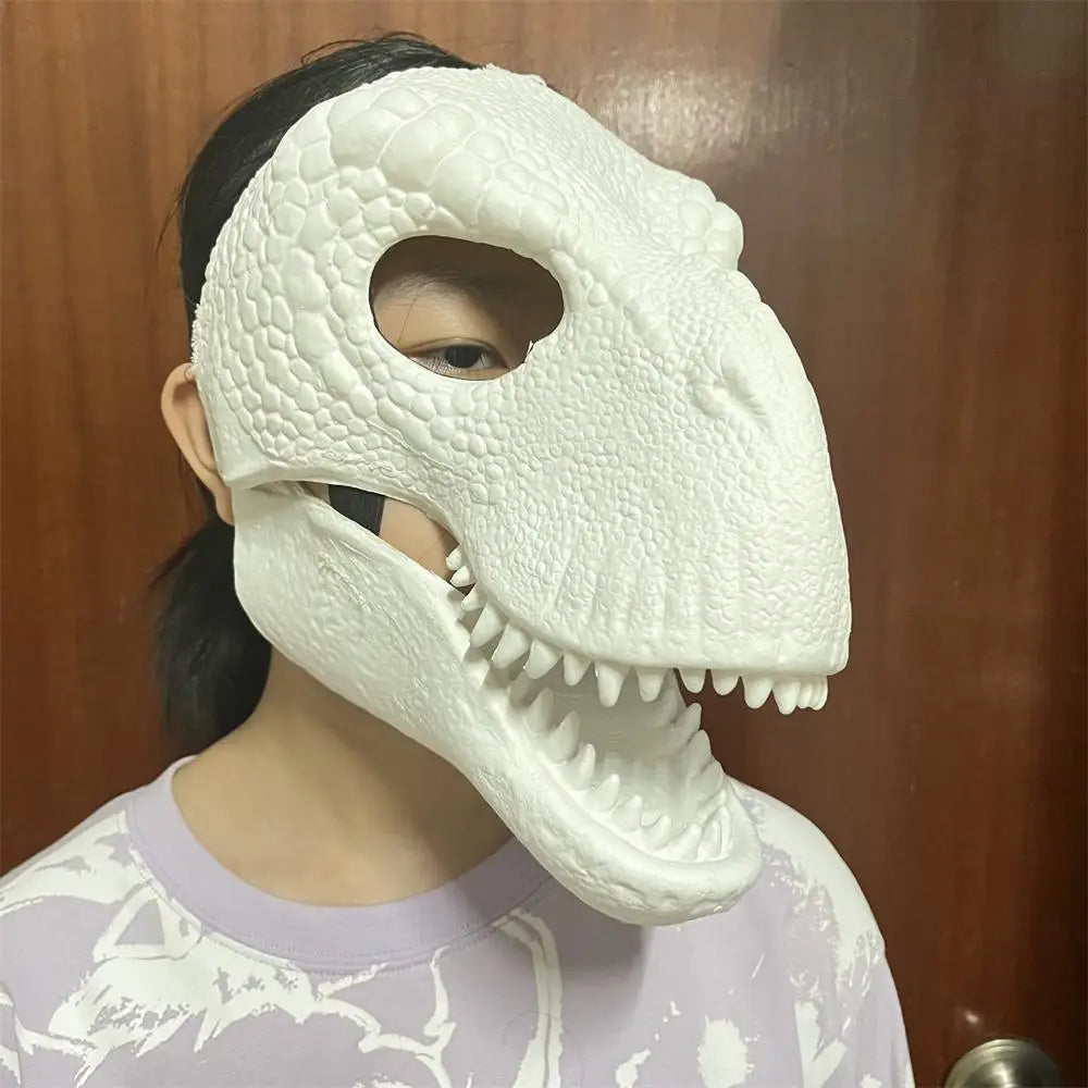 Animal Masks Easy To Wear Unique Activity Mouth Function Great For Halloween Parties High Quality Latex Material Dinosaur Mask