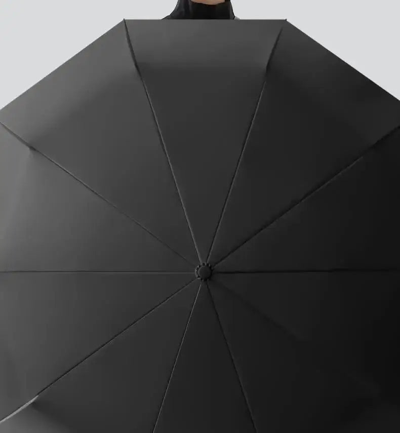 20 Rib Ring Buckle Automatic Folding Umbrella Extra Large Double UPF50+ Sunshade for Men Women