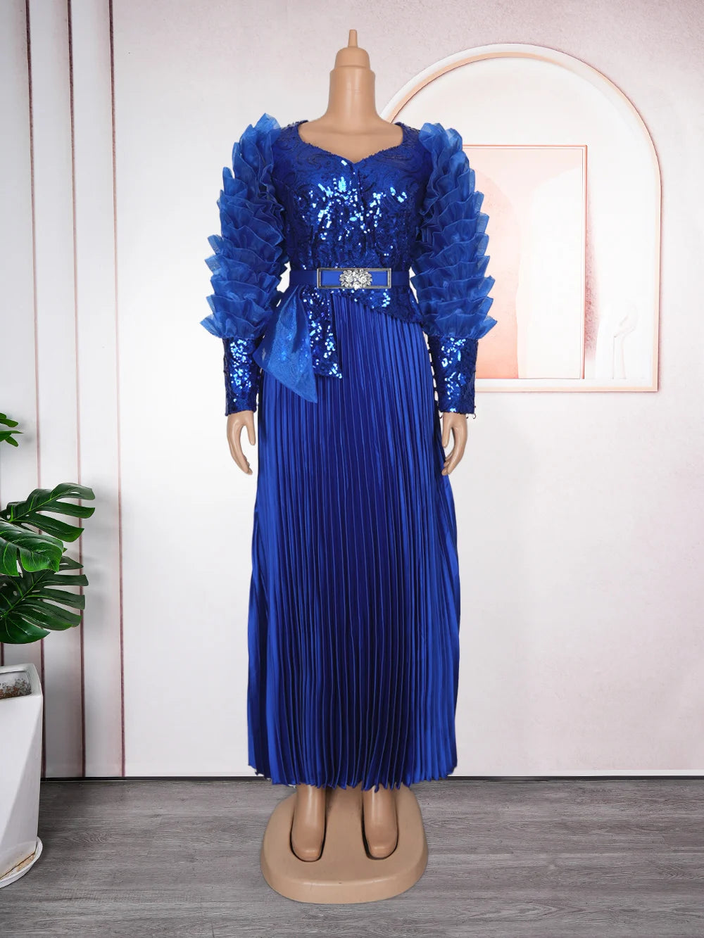 Plus Size African Party Long Dresses for Women 2026 New Dashiki Ankara Sequin Evening Gowns Turkey Outfits Robe Africa Clothing