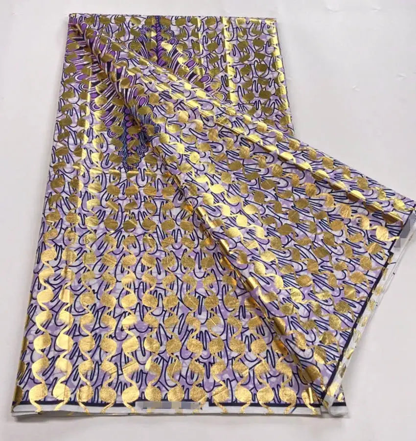 2022 New Hot Sale African Wax Fabric Cotton Material Nigerian Ankara Block Prints Batik Dutch High Quality Sewing Cloth