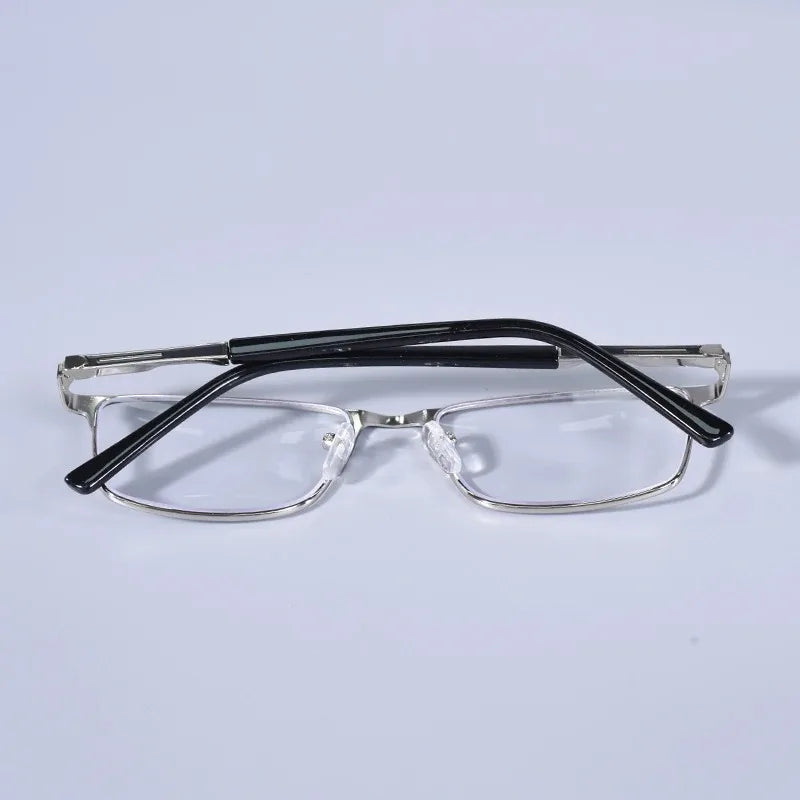 Double Color Oversize Frame Reading Glasses For Men And Women Anti blue Light High Quality Square Presbyopia Glasses+175