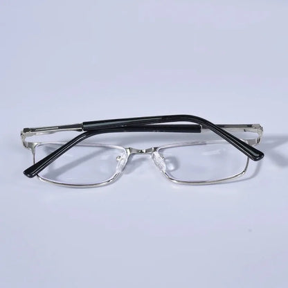 Double Color Oversize Frame Reading Glasses For Men And Women Anti blue Light High Quality Square Presbyopia Glasses+175