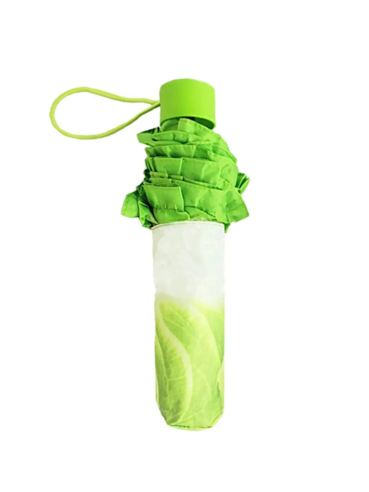 Creative Cabbage Umbrella UV Protection Beach Funny Vegetable Umbrella Parasol Gifts Lettuce Folding Rainy and Sunny Umbrellas