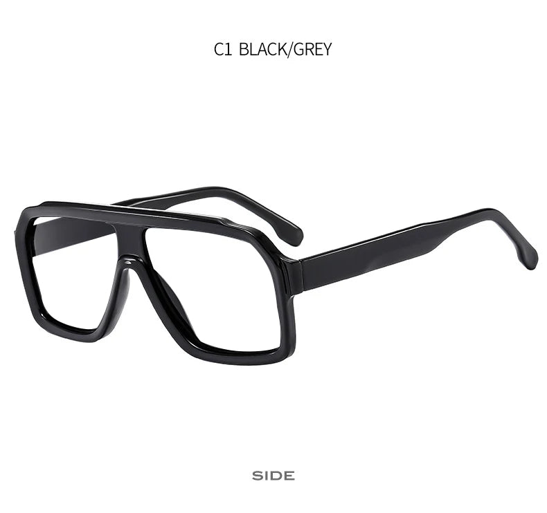 Retro Men Pilot Reading Glasses Fashion Brand Big Frame Anti Blue Light Presbyopia Eyeglasses Women Square Prescription Glasses