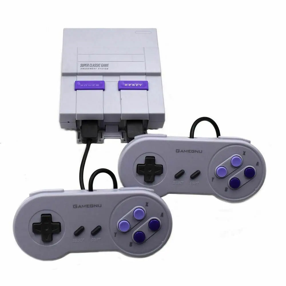 2026 Super HD Output For SNES Retro Classic Handheld Video Game Player TV Mini Game Console Built-in 821 Games with Dual Gamepad