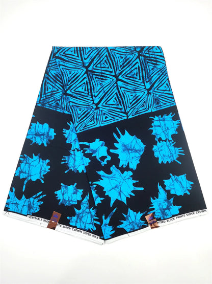 Ankara Fabric African Real Wax Print Fabric 100% Cotton High Quality 6 Yards African Fabric for Party Dress Nigeria