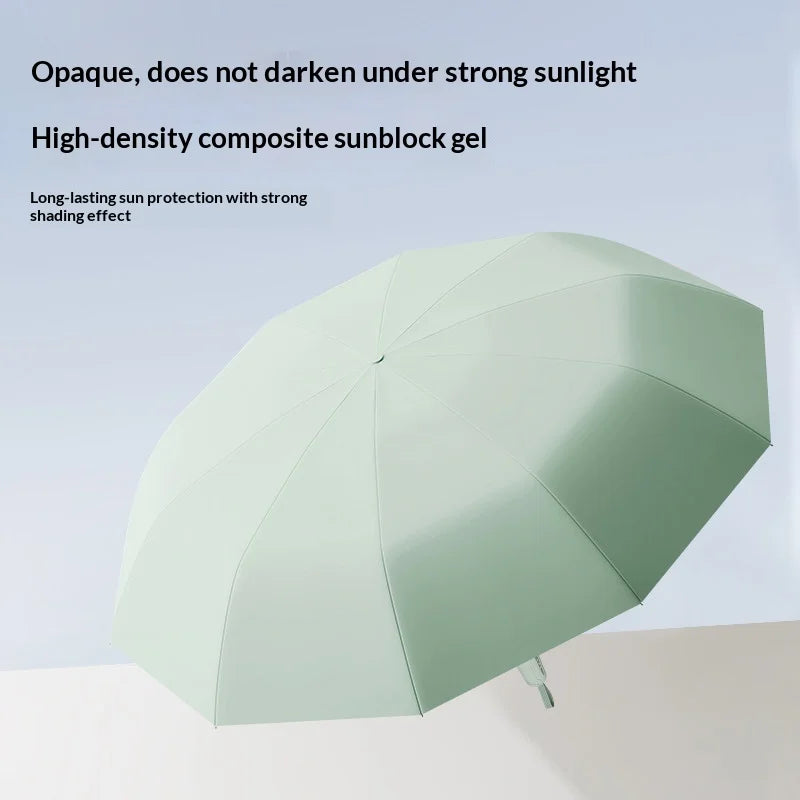 Automatic Umbrella, Windproof and Rainstorm-Resistant, Foldable Umbrella for Sunny and Rainy Days, Sunshade Umbrella