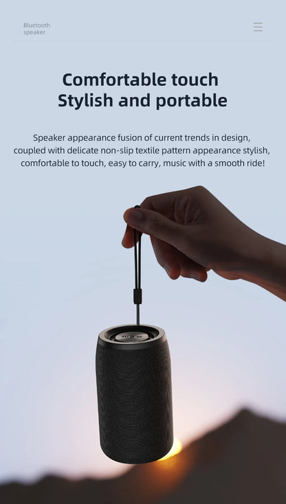 ZEALOT-S32 Portable Bluetooth Speaker Subwoofer - Waterproof Stereo Outdoor Boom Box with TF Card & AUX Support