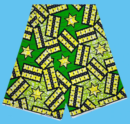 Ankara Fabric African Real Wax Print Cotton 100% New Design 2024 Tissus Wax Africain Patchwork Fabric For Dress 6yard Sales Soft