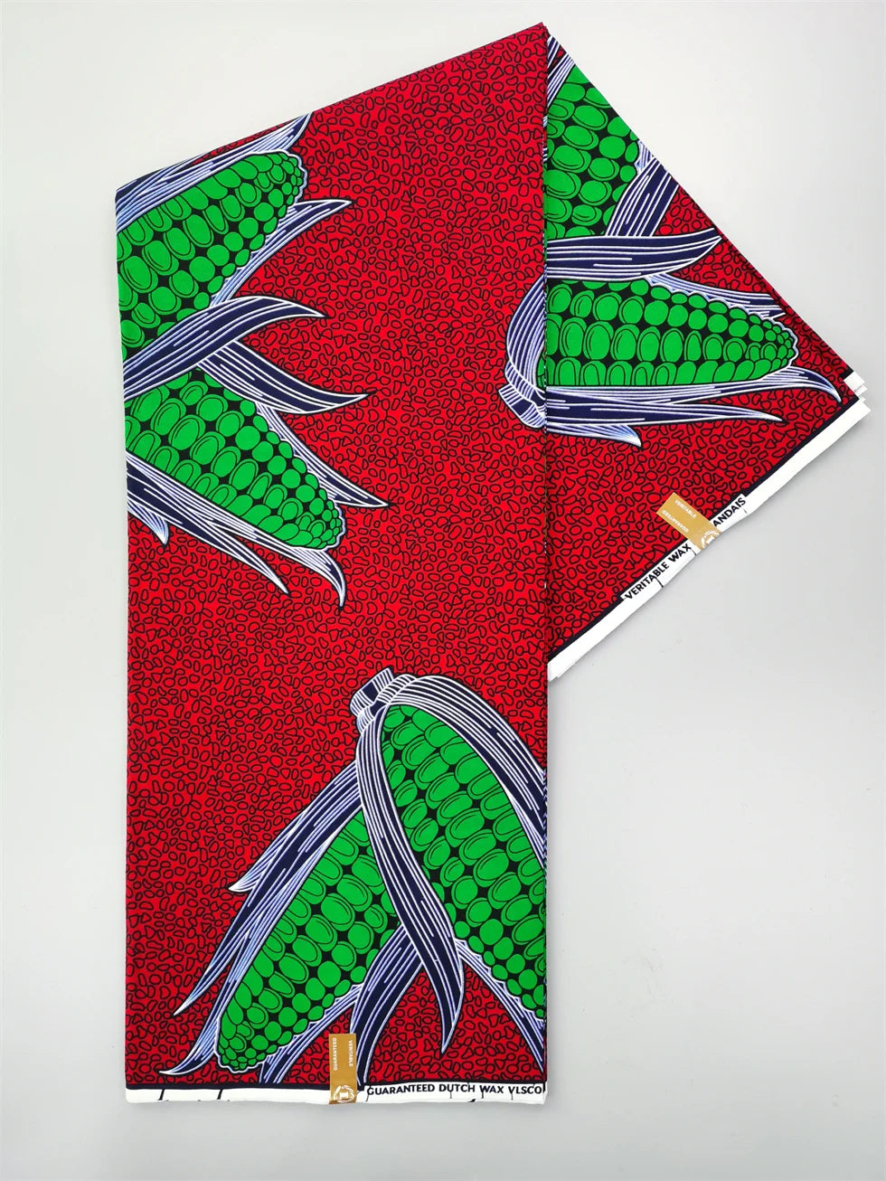 Dutch Hollandais Printed Fabric for African Classical Dress Veritable Real Wax Guaranteed 100% Cotton 6 Yards