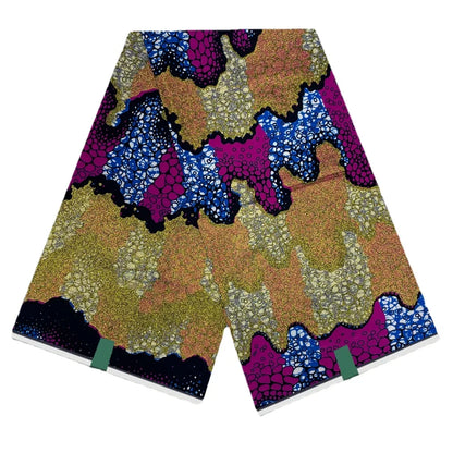 Grand Super 100% Cotton African Wax Fabric High Quality Wax Print Ankara Fabric For Sewing 6yards Women Fabric