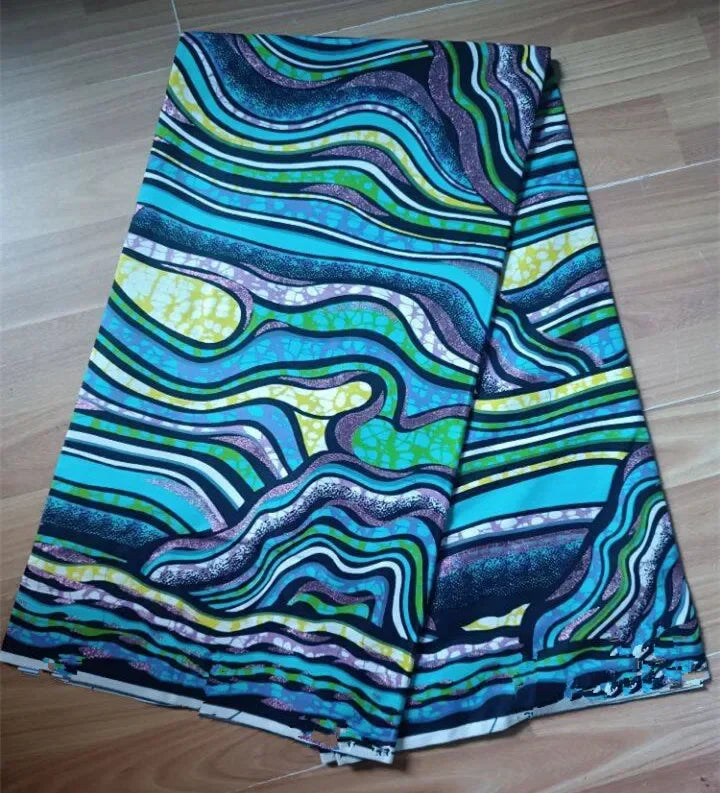 Grand Super 100% Cotton African Wax Fabric High Quality Wax Print Ankara Fabric For Sewing 6yards Women Fabric