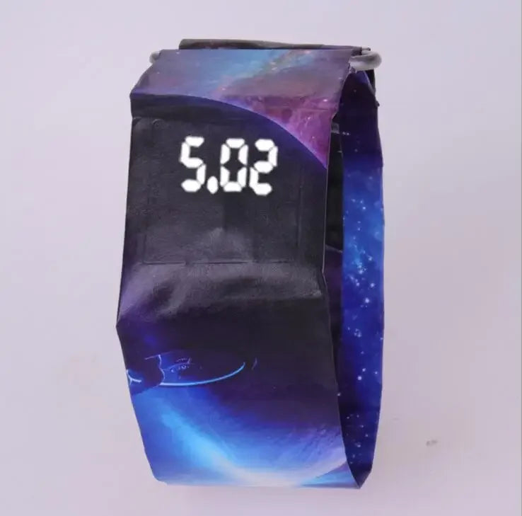 2020 Reloj Hombre Men Watches Creative Paper Led Digital Watch Waterproof Electronic Watches Men Digital Touch Screen Watches