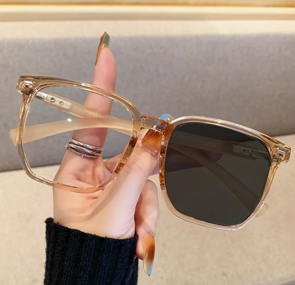 Fashion Transparent Computer Glasses Frame Women Men Anti Blue Light Square Eyewear Blocking Glasses Optical Spectacle Eyeglass