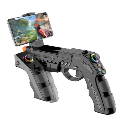 IPEGA Wireless Game Gun PG-9257 for PS4/PS3/Android/iOS/Switch/PC with Gyro,Vibration,Rapid Fire&RGB Lighting