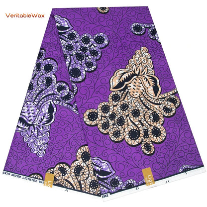 African Ankara Wax Fabric Patchwork Retro Style Double Prints Warp DIY Cloth Sewing Materials Africa Loincloth Polyester Tissu