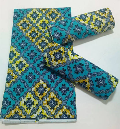 African Wax Fabric High Quality Wax Nigerian Ankara Block Prints New Arrivals Batik Fabric Dutch Pagne 100% Cotton For Sewing