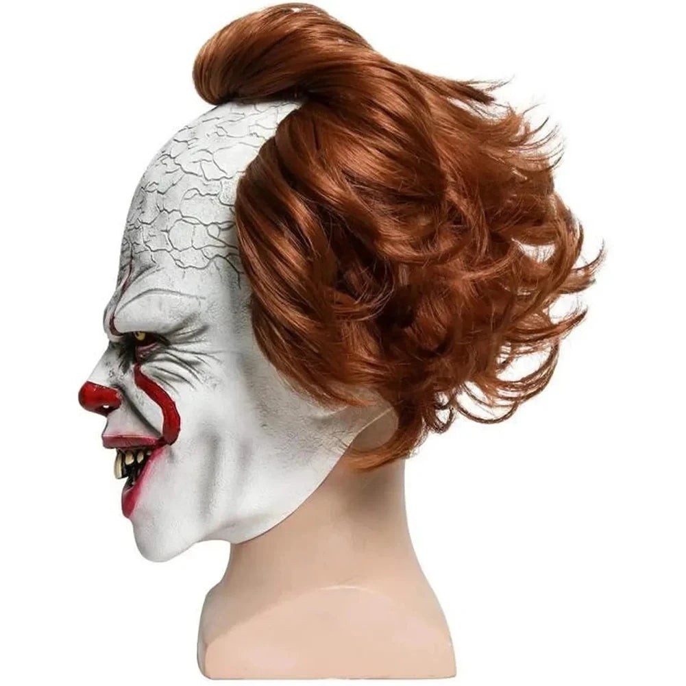 Halloween Mask Luminescent Stephen King's It Mask Pennywise Horror Clown Joker Mask Clown Mask Halloween Cosplay Costume Props