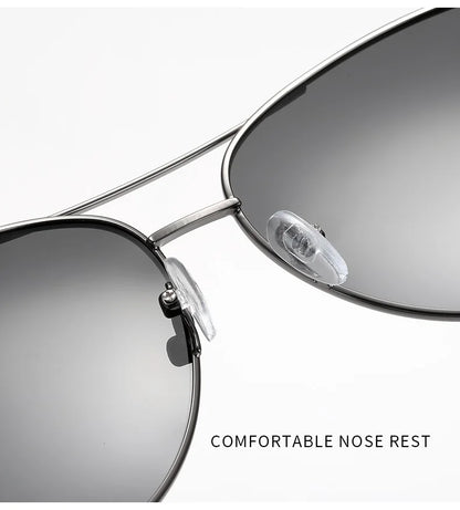 Luxury Photochromic Pilot Polarized Sunglasses Men Women Driving Chameleon Sun Glasses Change Color Day And Night Eyewear