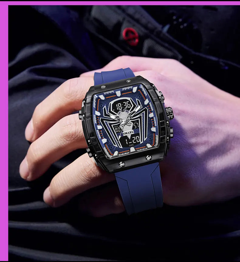 SMAEL Brand 8116 Waterproof Dropshipping Watch Alarm Clock Luminous Young Fashion business Quartz Sport Wristwatches