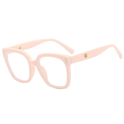 Black Oversized Square Reading Glasses for Women Rivets Retro Presbyopia Eyeglasses Female Transparent Optical Lenses