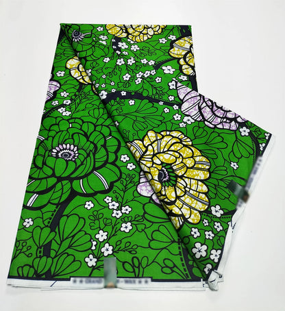 2025 Newest Veritable Original Super-W Guaranteed Dutch Hollandais Pagne Real Wax Print Fabric African Dress 100% Cotton 6 yard