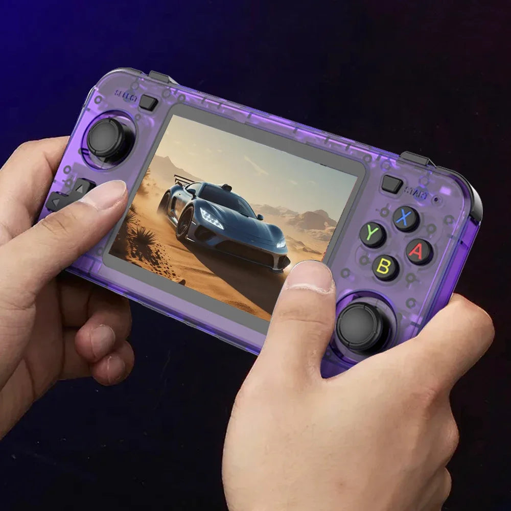 R36H Retro Handheld Video Game Console 3.5 Inch IPS Screen 10000+ Games ARKOS Emulator for PS1/PSP/DC/N64/SS