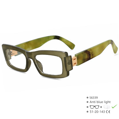 R56339 Women's Square Cat Eye Reading Eyes +1.00 +1.50 +2.00 Modern Small Frame Retro Presbyopia Glasses
