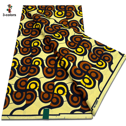 2025 Veritable Wax Guaranteed Real Wax Print Fabric dutch hollandais Pagne African Wax Fabric 6 yards