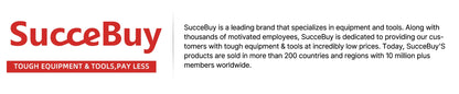 SucceBuy Random Orbital Sander 350W Brushless 10000 PRM 6 Variable Speed Electric Orbital Sander for Woodworking Detail Sanding