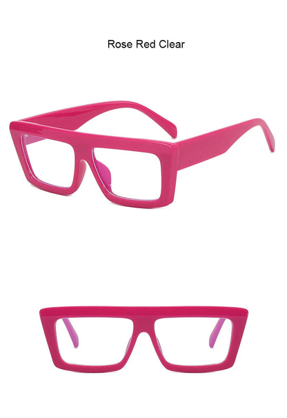Retro Rectangle Reading Glasses Women 2025 Fashion Transparent Anti Blue Rays Female Eyeglasses Optical Eye Prescription 0 ~ +6
