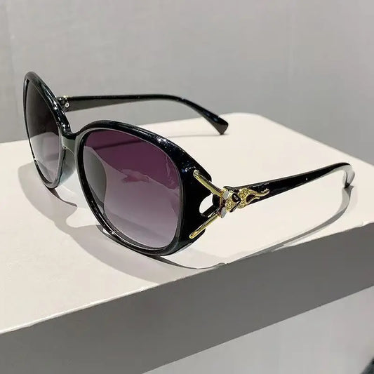 New Vintage Big Frame Sunglasses Woman Vintage Brand Travel Classic Sun Glasses Female Fashion Retro Eyewear UV400