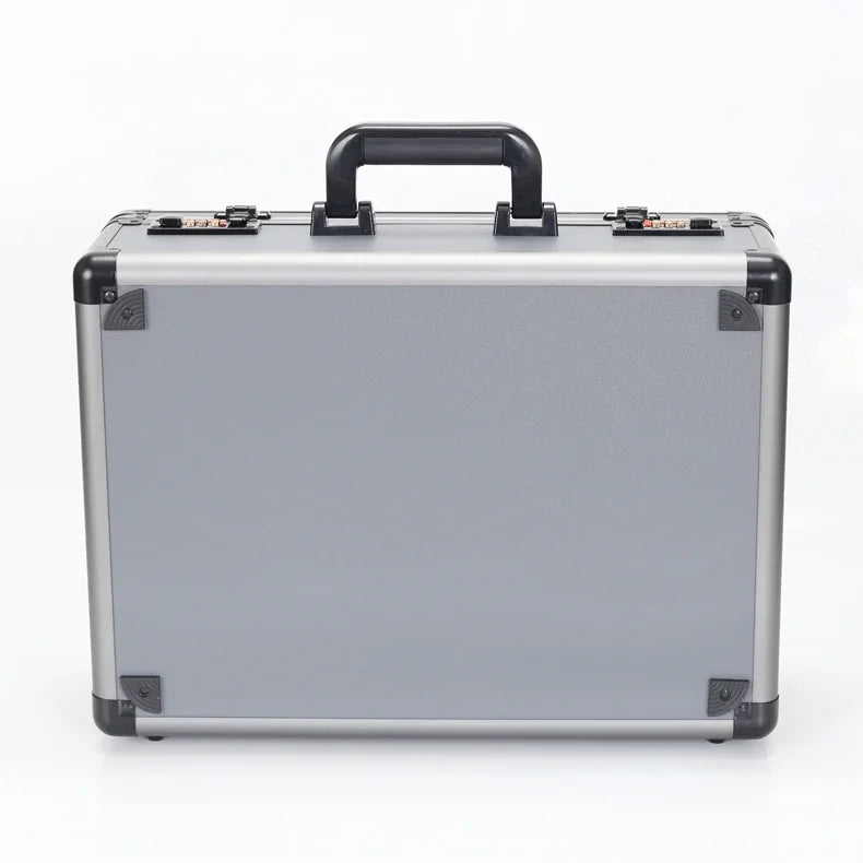 Aluminum alloy toolbox instrument equipment storage box small file safety password box