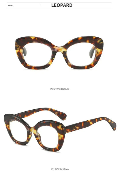Vintage Finished Presbyopia Glasses Unisex Women Men's Anti Blue Light Farsighted Eyewear Optical Prescription Reading Glasses