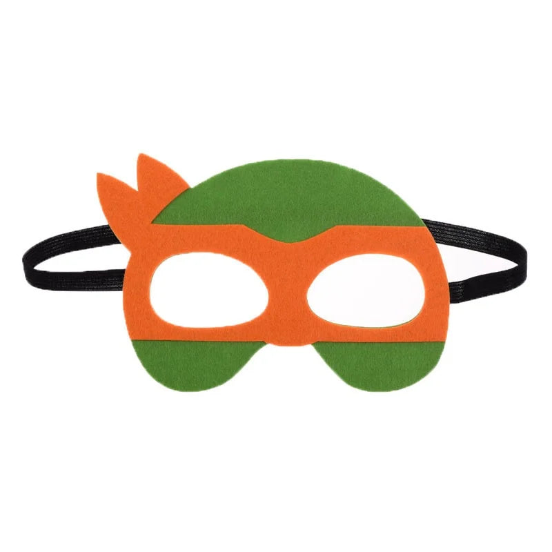Turtle Party Mask Tortoise Mask Super Mask Kids Boys Girls Costume DIY Masquerade Eye Mask Cosplay Teenage Mutant Ninjas Turtles