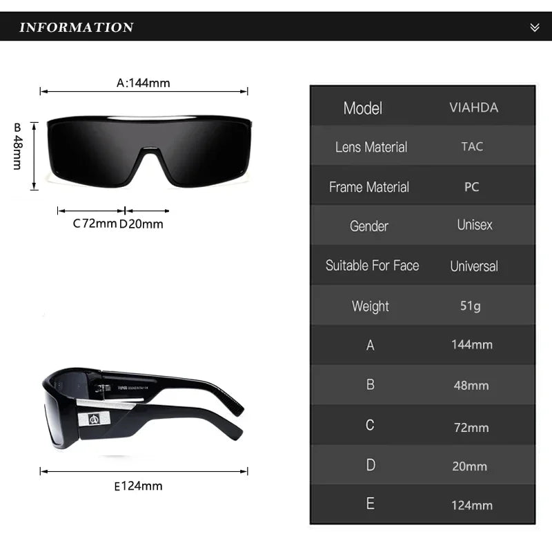 VIAHDA  Cycling Sunglasses  Eyewear Road Mountain Bicycle Goggles for Men And Women