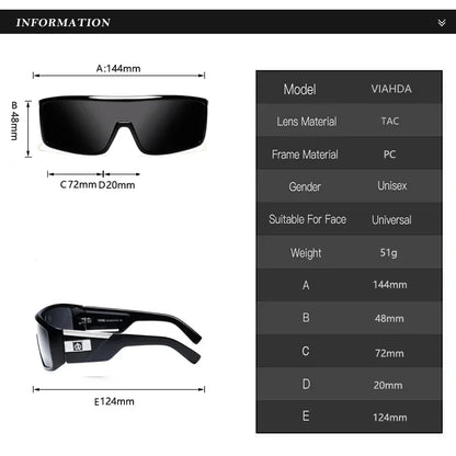 VIAHDA  Cycling Sunglasses  Eyewear Road Mountain Bicycle Goggles for Men And Women
