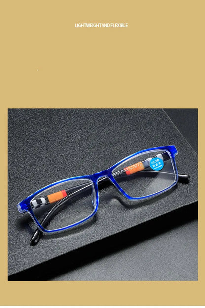 Fashion Anti-Blue Light Reading Glasses Spring Leg Men Women Presbyopia Reading Eyewear Optical Glasses + 1.0 + 1.5 + 2.0 + 2.5