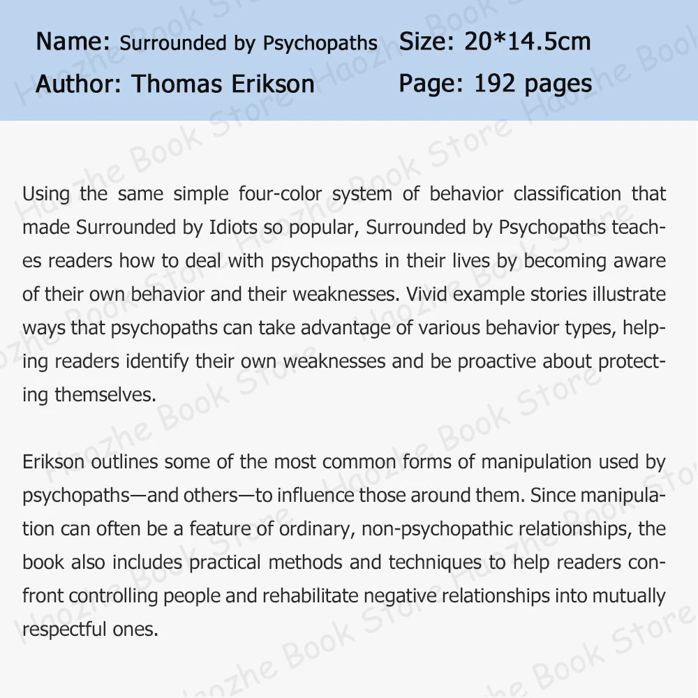 Surrounded by Psychopaths: How to Protect Yourself from Being Manipulated and Exploited in Business Personality Disorders Book