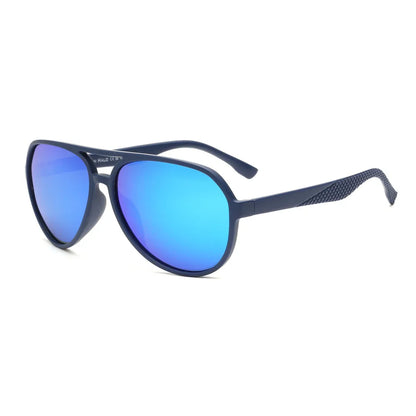 JIM Polarized Sunglasses Men Women, Ultralight Retro Aviator Shades for Driving Fishing UV400