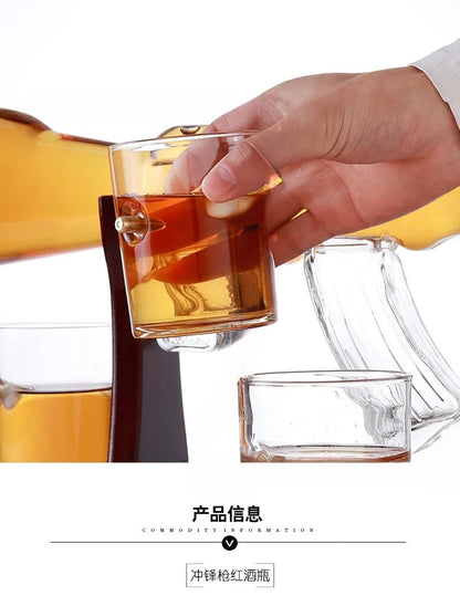 High borosilicate glass decanter wine set cup red wine