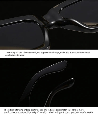 Tinted Thick Frame Myopia Sunglasses Men Women Prescription Nearsighted Glasses Full Frame Outdoor Shade Sunglasses -0.5 To -6.0