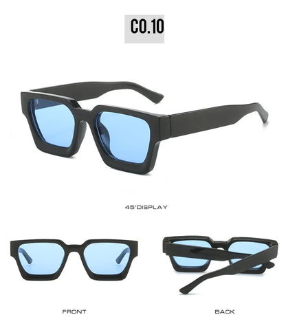 JNPCXI Fashion Square Women Luxury Sunglasses Retro Green Brand Designer Men Trending Sun Glasses Shades UV400