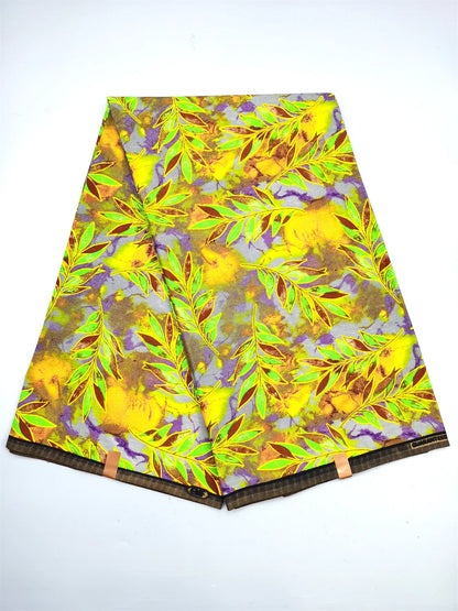 Ankara Fabric African Real Wax Print Fabric 100% Cotton High Quality 6 Yards African Fabric for Party Dress Nigeria