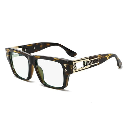 Retro Square Thick Frame Anti Blue Light Reading Glasses Men Finished Prescription Optical Glasses Brand Design Classic Readers