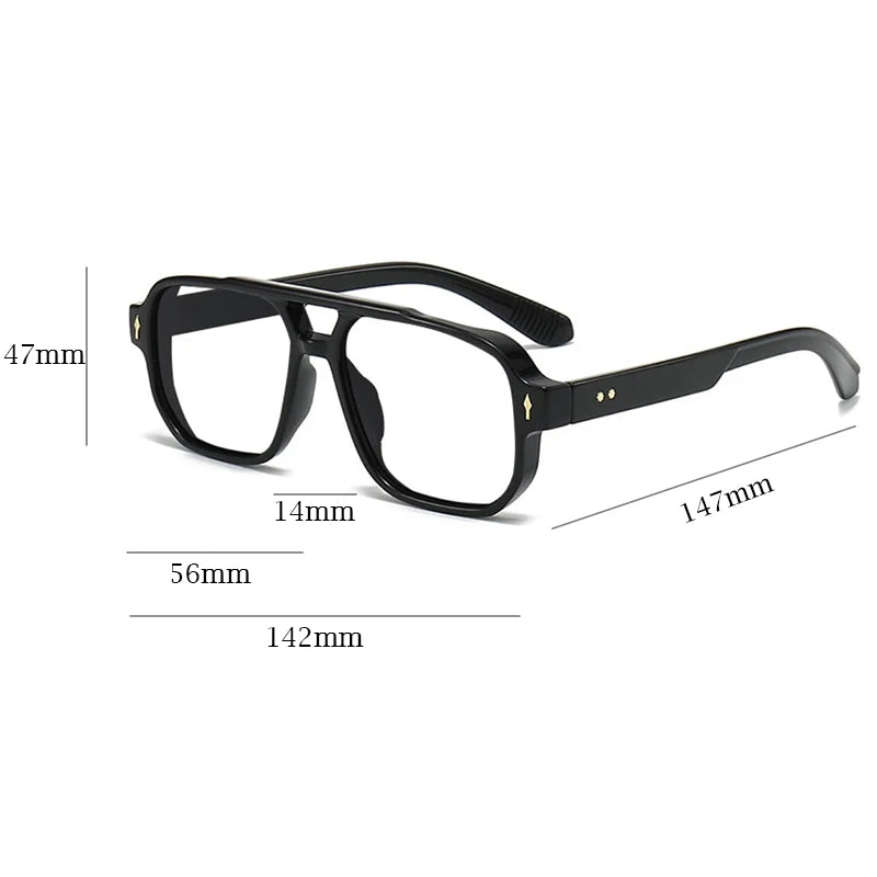Blue Light Resistant Presbyopia Glasses for Men and Women Elegant Green Square Eyeglasses Frames Comfortable Reading Glasses