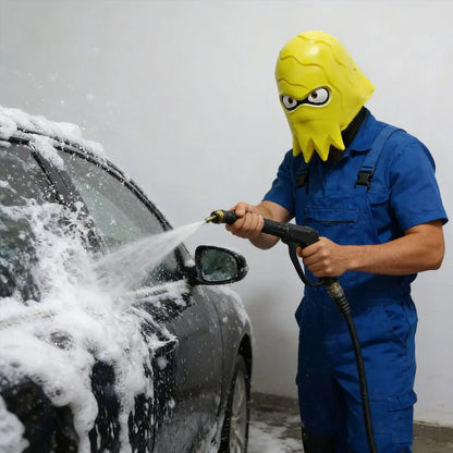 Anime Alien Octopus Head Mask, Funny Photo & Party Prop, Yellow Octopus Mask, Halloween Cosplay & Prank Essential