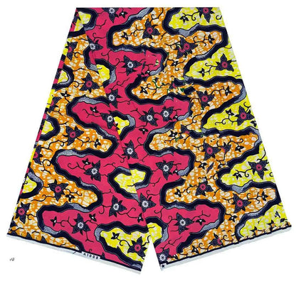 Ankara Wax Fabric 2024 High Quality African Wax Print Fabric 100% Cotton African Guaranteed Veritable Real Wax For Dresses