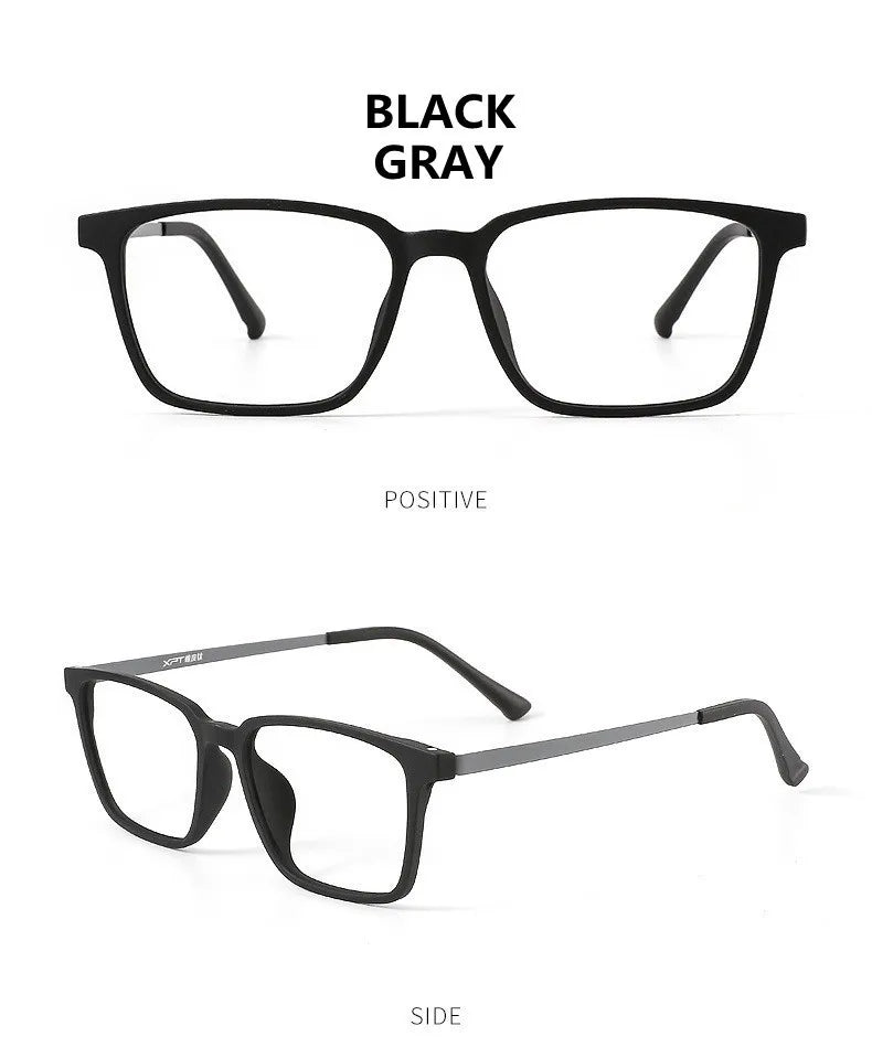 Ultralight Pure Titanium Photochromic Reading Glasses for Men Anti Blue Light Presbyopia Eyeglasses Resin Lens+0.5 0.75 1.75 2.5